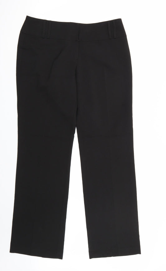 Womens UK Size 14 Dorothy Perkins Regular Fit  Black Trousers