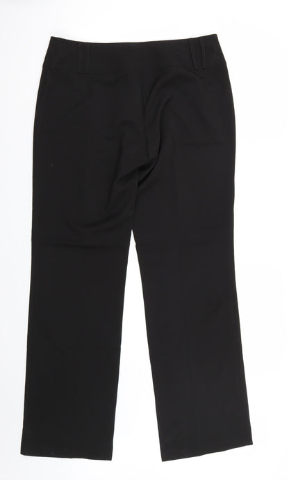 Womens UK Size 14 Dorothy Perkins Regular Fit  Black Trousers