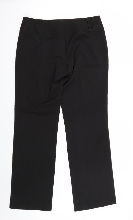 Womens UK Size 14 Dorothy Perkins Regular Fit  Black Trousers