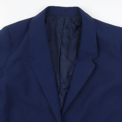 Littlewoods Womens Blue   Jacket Suit Jacket Size 16
