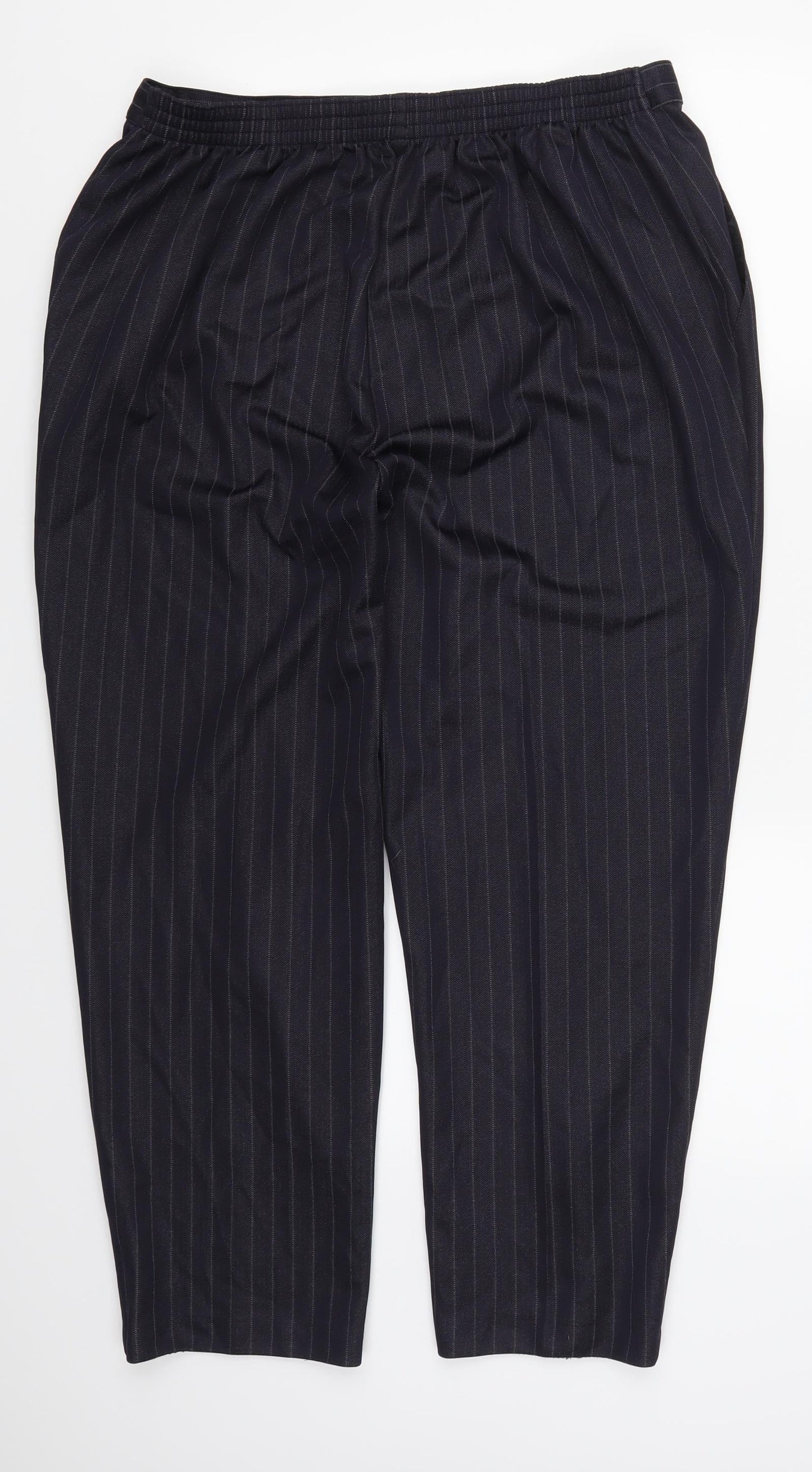 Womens UK Size 34 in Preworn Regular Fit Sweatpants Blue Trousers
