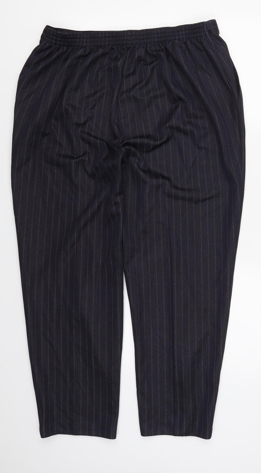 Womens UK Size 34 in Preworn Regular Fit Sweatpants Blue Trousers