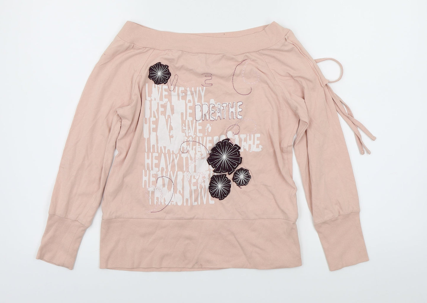Womens UK Size XS Republic Pink Basic Blouse