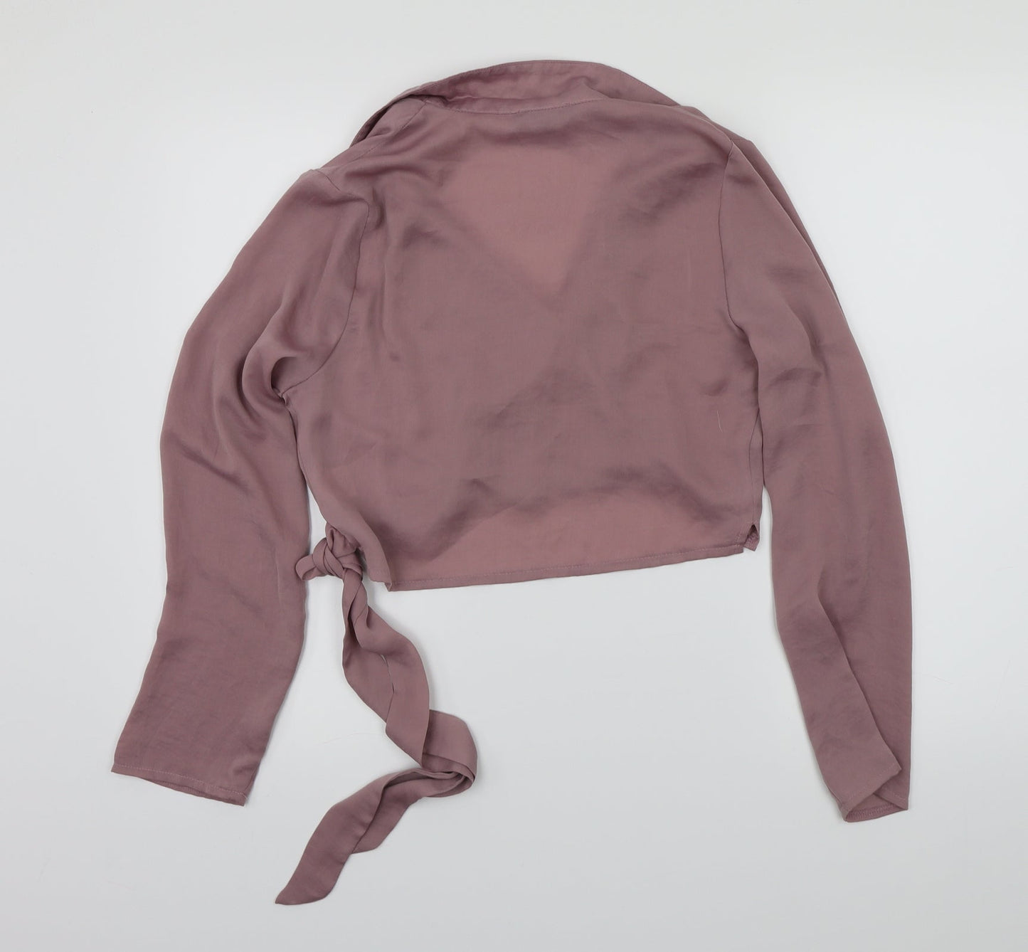 Womens UK Size S Love & Other Things Pink Cropped Blouse