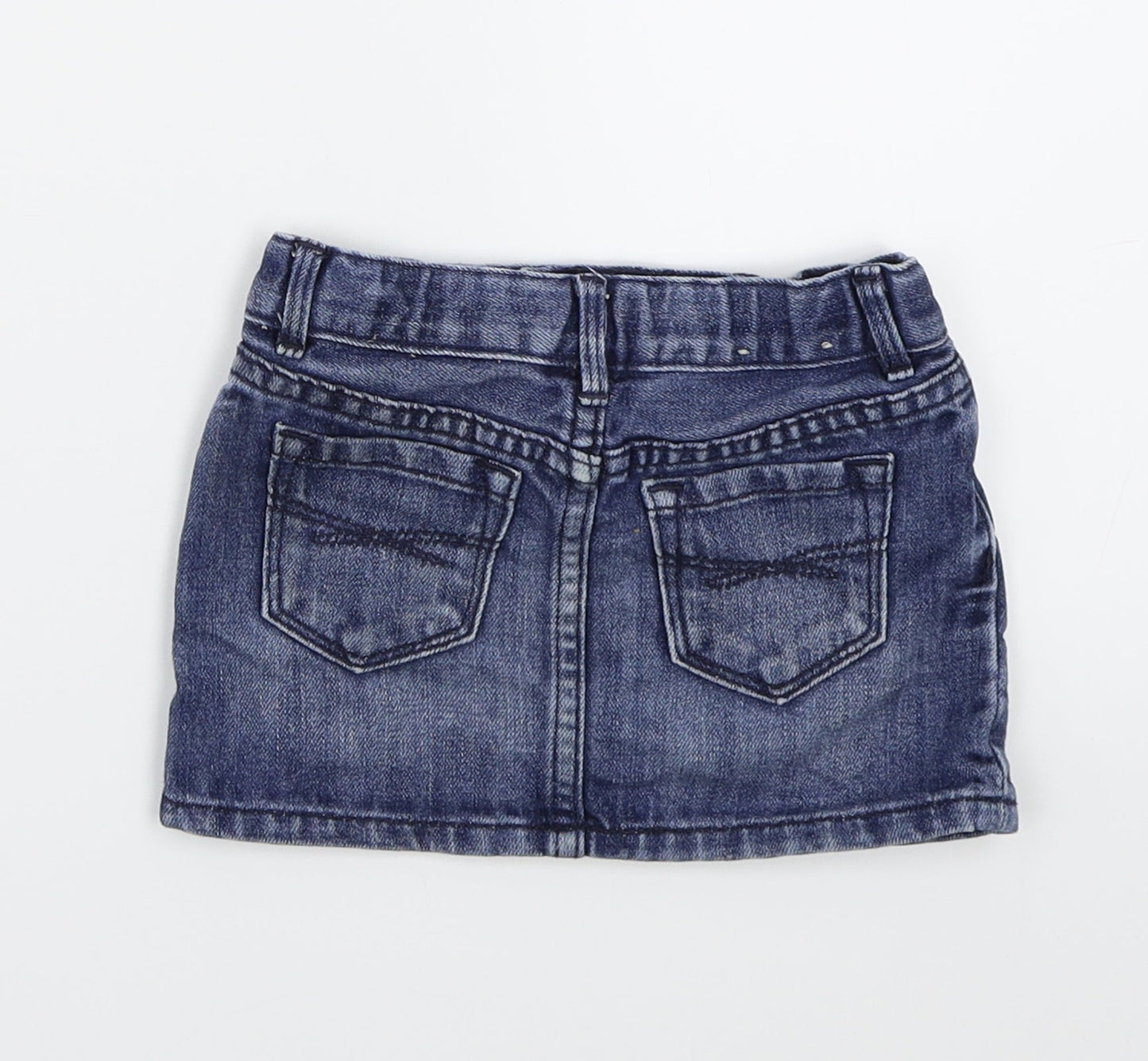Gap Girls Blue  Denim Straight & Pencil Skirt Size 2 Years