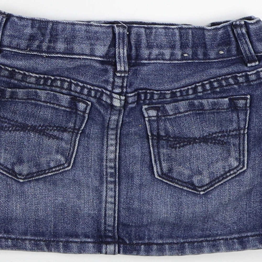Gap Girls Blue  Denim Straight & Pencil Skirt Size 2 Years