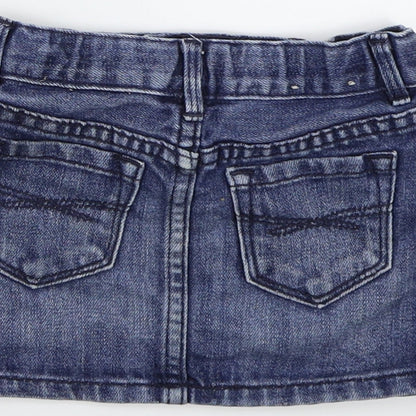 Gap Girls Blue  Denim Straight & Pencil Skirt Size 2 Years