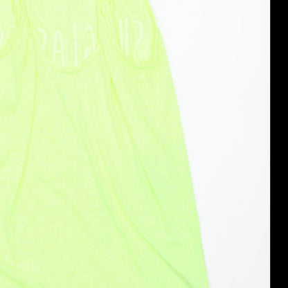 Atmosphere Womens Yellow  Jersey Basic T-Shirt Size 6