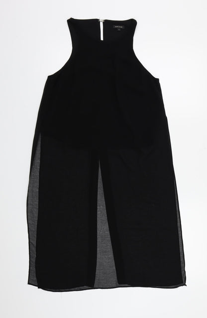 Womens UK Size 6 River Island Black Basic Blouse