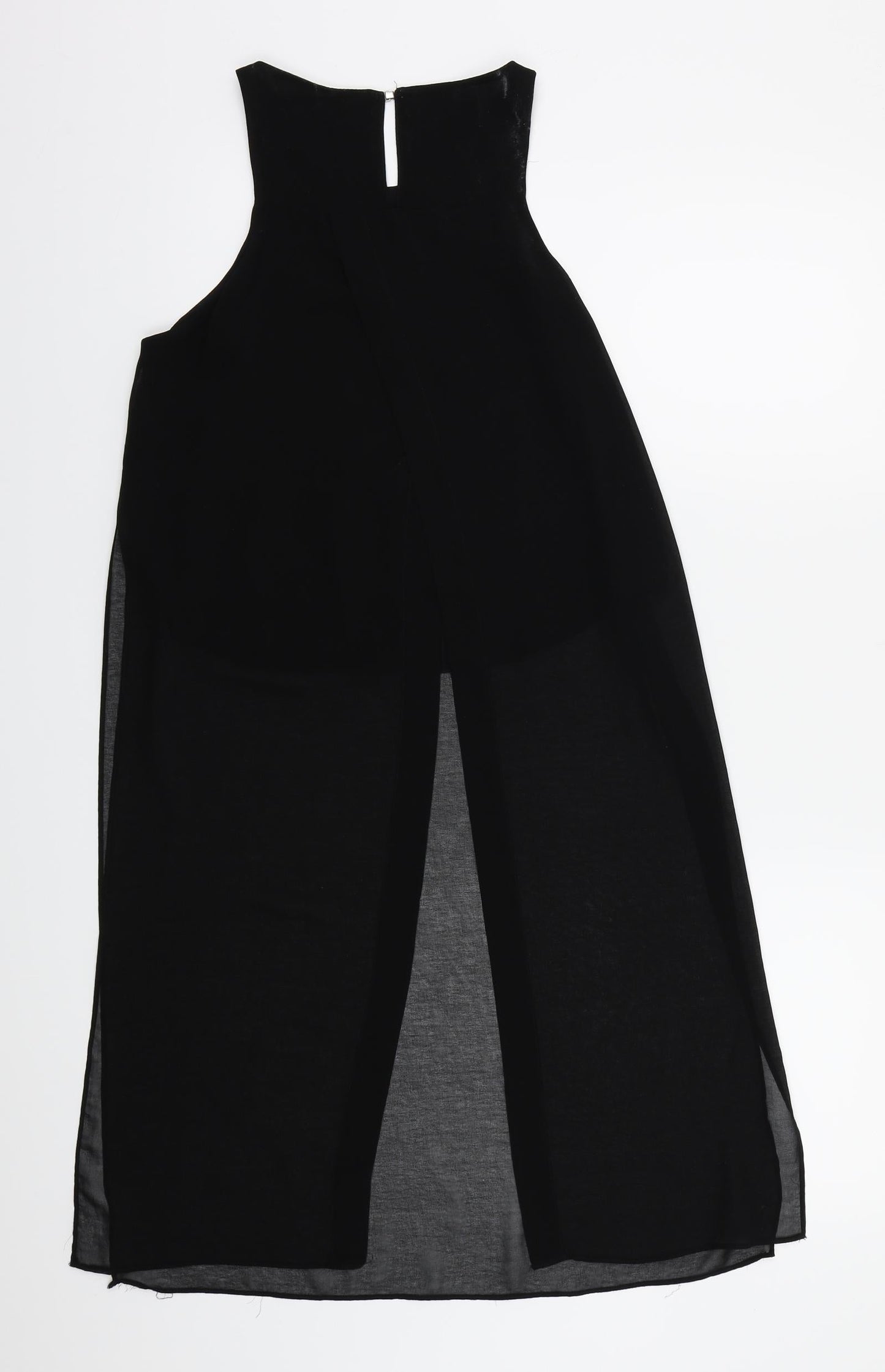 Womens UK Size 6 River Island Black Basic Blouse