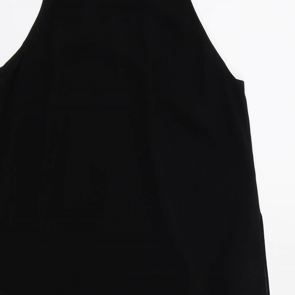 Womens UK Size 6 River Island Black Basic Blouse