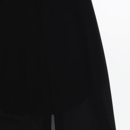Womens UK Size 6 River Island Black Basic Blouse