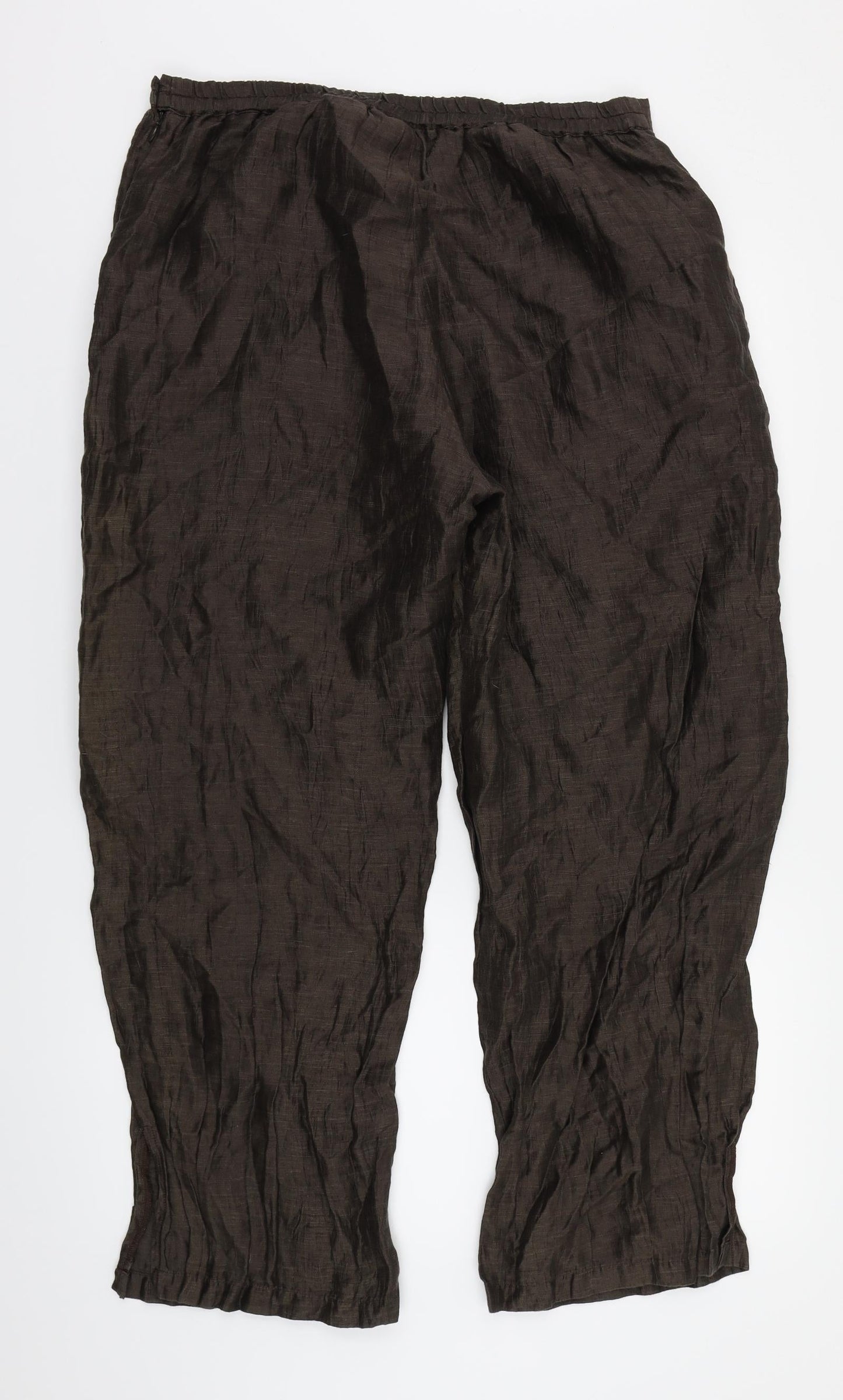 Womens UK Size 36 in Preworn Regular Fit  Brown Trousers