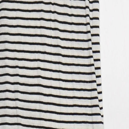 Atmosphere Womens White Striped  Tank Dress  Size 4
