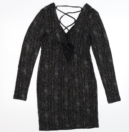 Topshop Womens Black   Bodycon  Size 10