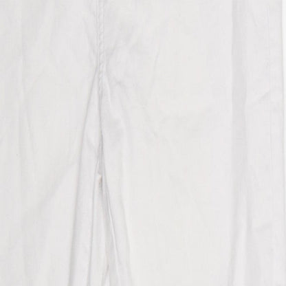 PARISIAN SIGNATURE Womens White  Denim Jegging Jeans Size 12 L28 in