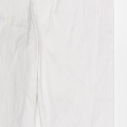 PARISIAN SIGNATURE Womens White  Denim Jegging Jeans Size 12 L28 in