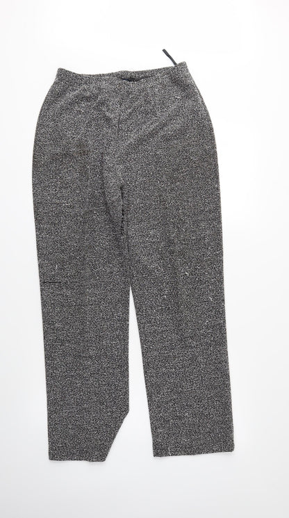 Style Womens Grey   Trousers  Size 16 L30 in