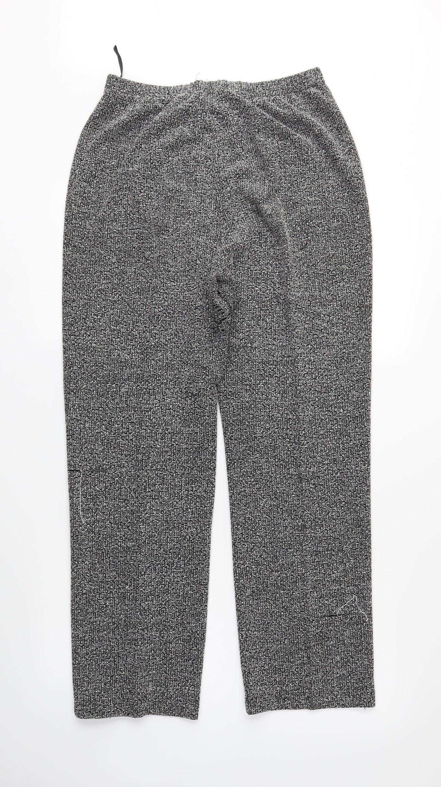 Style Womens Grey   Trousers  Size 16 L30 in