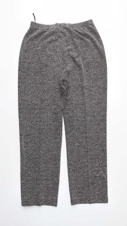Style Womens Grey   Trousers  Size 16 L30 in