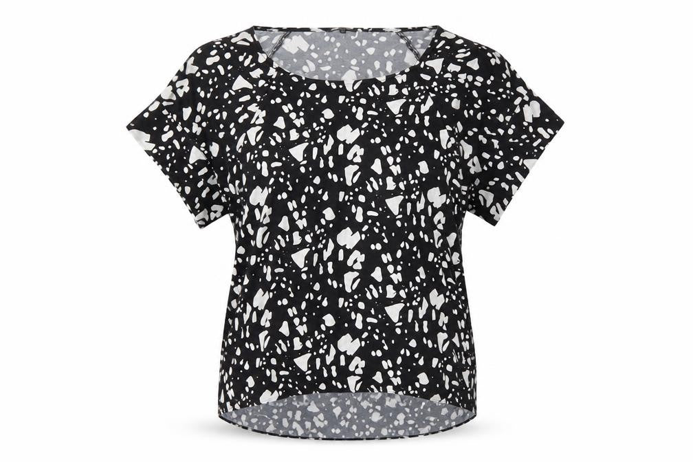 Womens UK Size 8 River Island Black Basic Blouse