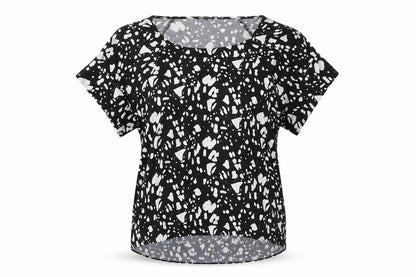 Womens UK Size 8 River Island Black Basic Blouse
