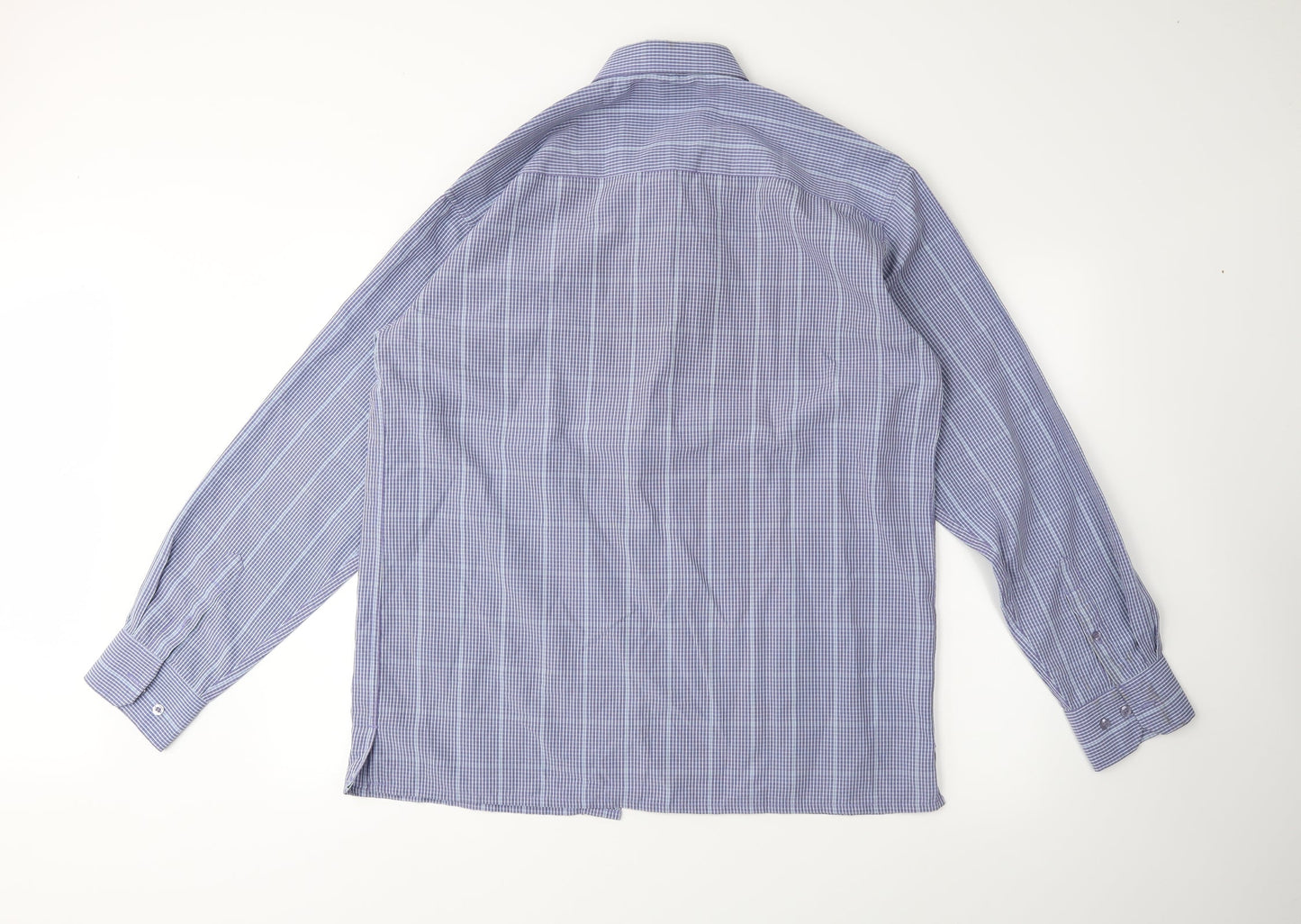 Mens UK Size L Island Earth Black  Button-Up Long Sleeve Casual Shirt