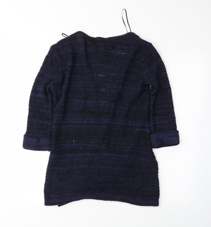 River Island Womens Black   Wrap Jumper Size 6