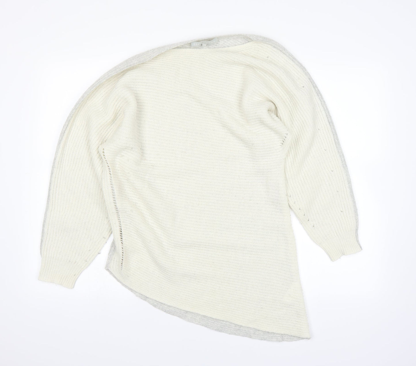 grey&willow Womens White   Pullover Jumper Size 14