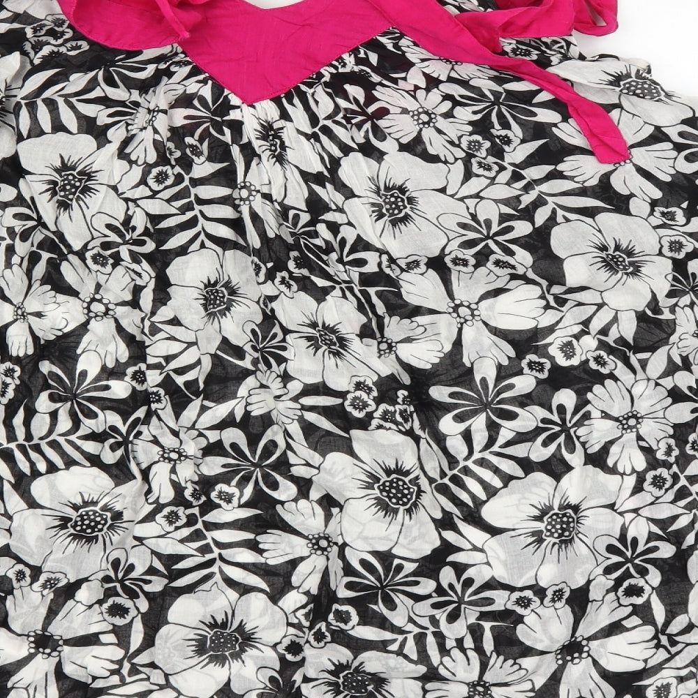 Womens UK Size S Dorothy Perkins Black Basic T-Shirt