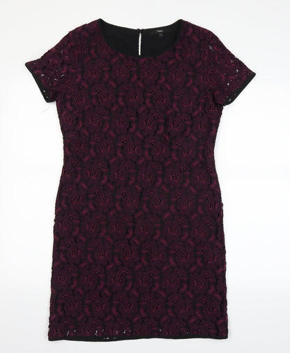 NEXT Womens Red   Pencil Dress  Size 10