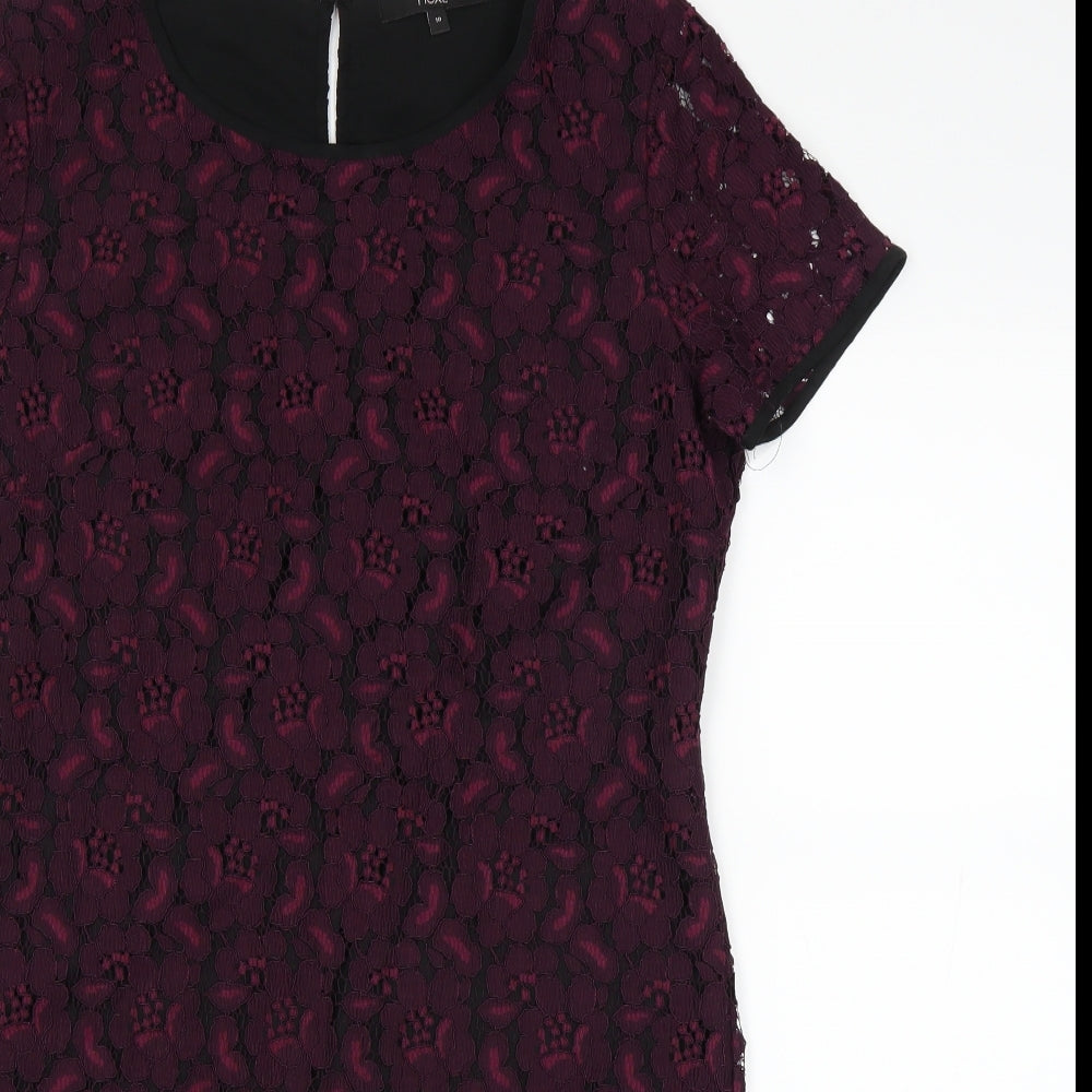 NEXT Womens Red   Pencil Dress  Size 10