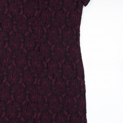 NEXT Womens Red   Pencil Dress  Size 10