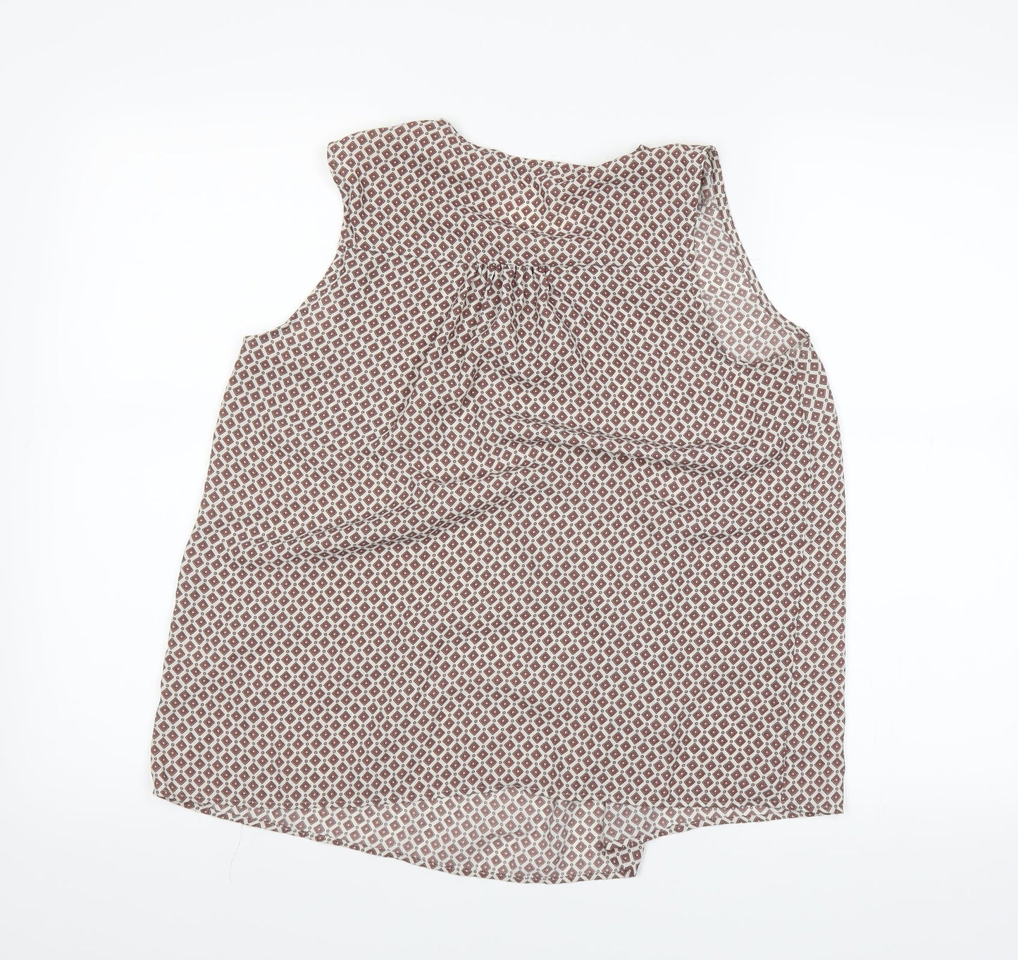 TU Womens Brown   Basic T-Shirt Size 10