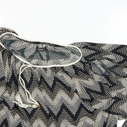 Quiz Womens Black   Basic T-Shirt Size 10