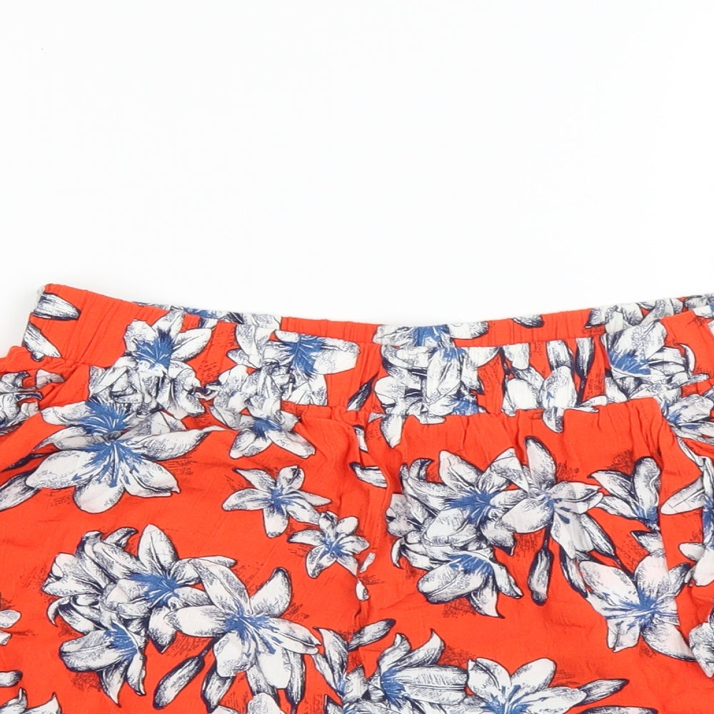 F&F Womens Red   Mom Shorts Size 8