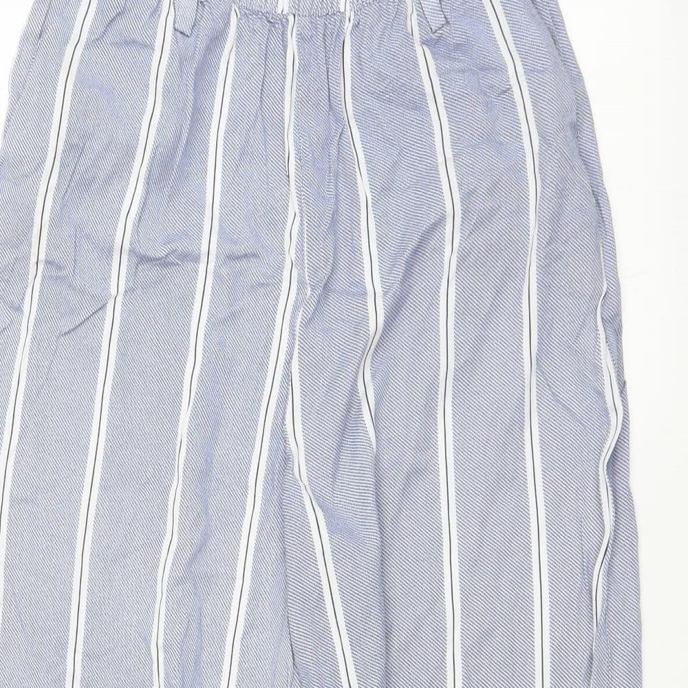 Womens UK Size 6 H&M Regular Fit  Blue Trousers