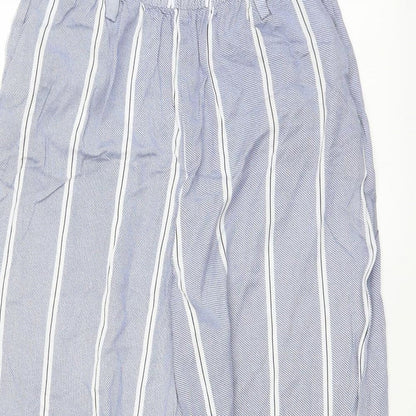 Womens UK Size 6 H&M Regular Fit  Blue Trousers