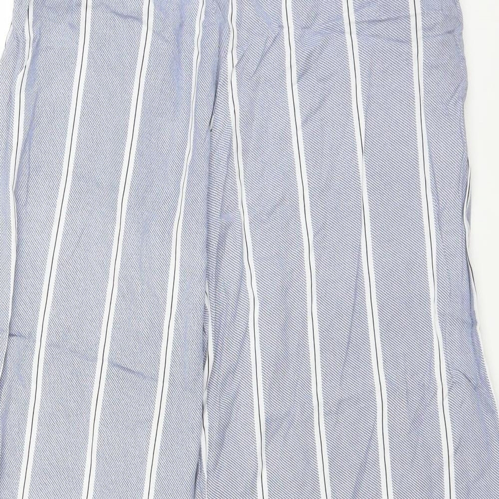 Womens UK Size 6 H&M Regular Fit  Blue Trousers
