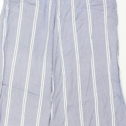 Womens UK Size 6 H&M Regular Fit  Blue Trousers
