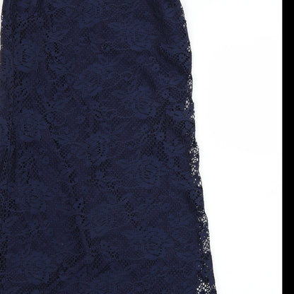 George Womens Blue   A-Line  Size 8