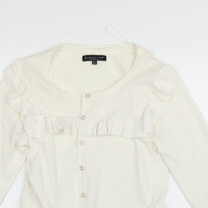 Womens UK Size 8 F&F White Jacket