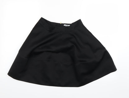 H&M Womens Black   A-Line Skirt Size 10