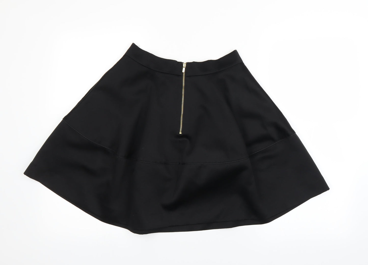 H&M Womens Black   A-Line Skirt Size 10