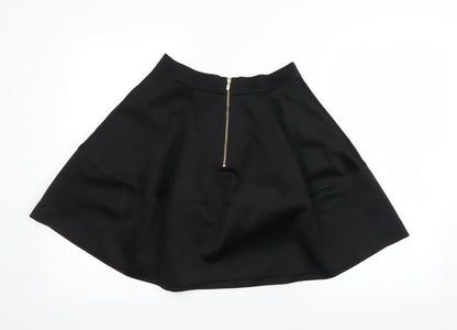 H&M Womens Black   A-Line Skirt Size 10