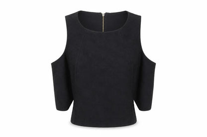 Womens UK Size 6 River Island Black Basic Blouse