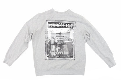 New Look Men Mens Grey   Pullover Jumper Size L