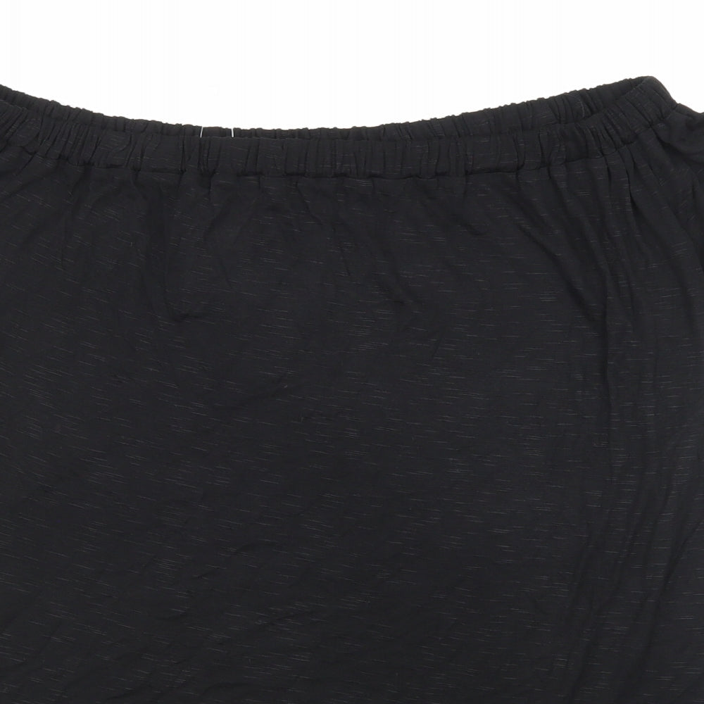 Womens UK Size 14 George Black Basic Blouse