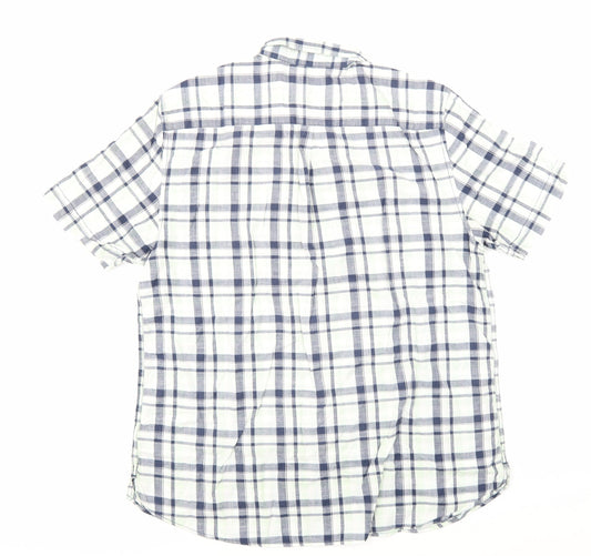 Mens UK Size  Lincoln Multicoloured  Button-Up Short Sleeve Casual Shirt