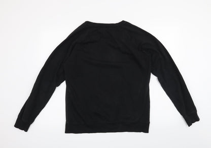 Denim Jeans & Casuals Mens Black   Pullover Jumper Size L